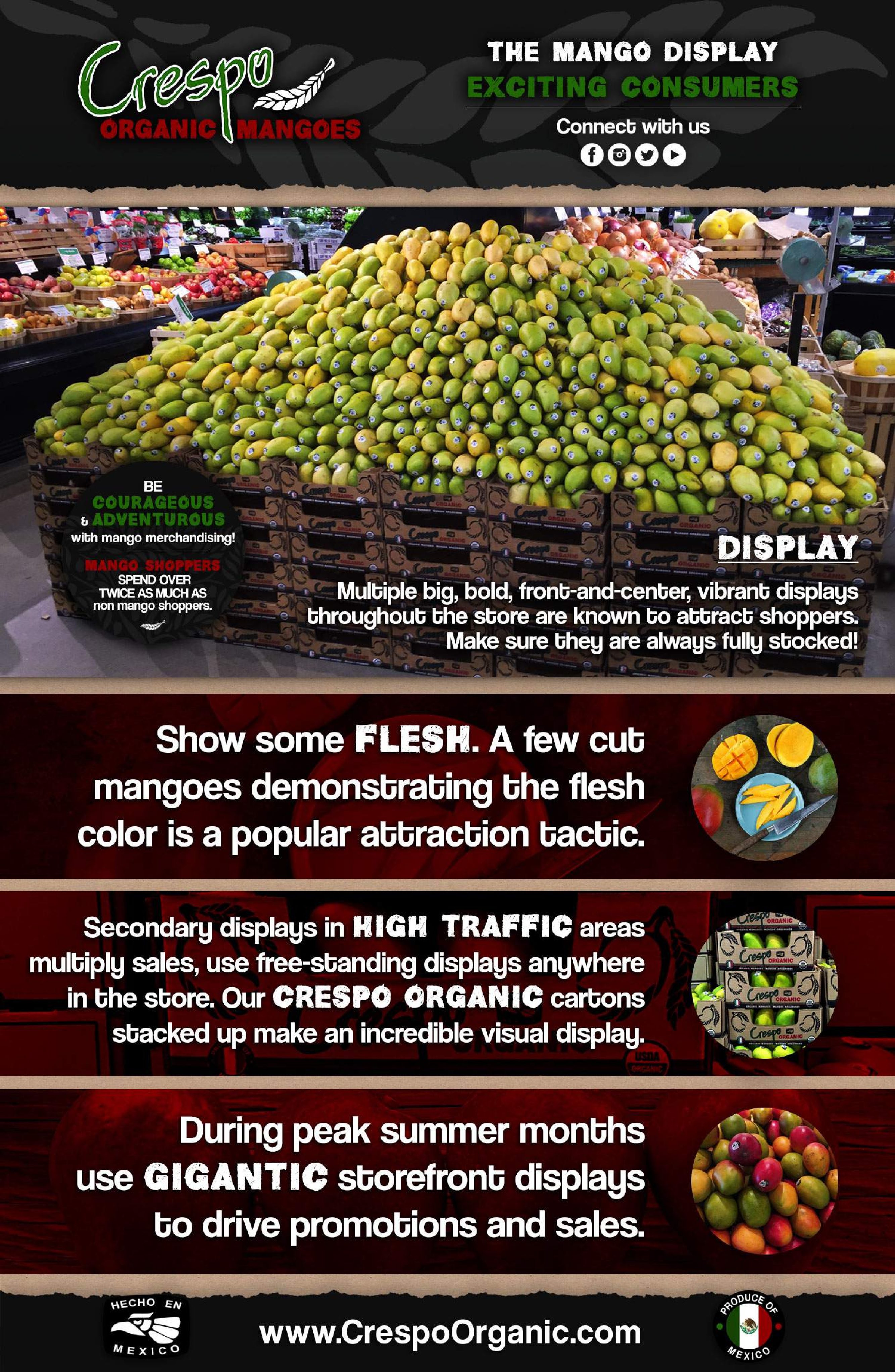 The Mango Display Crespo Organic