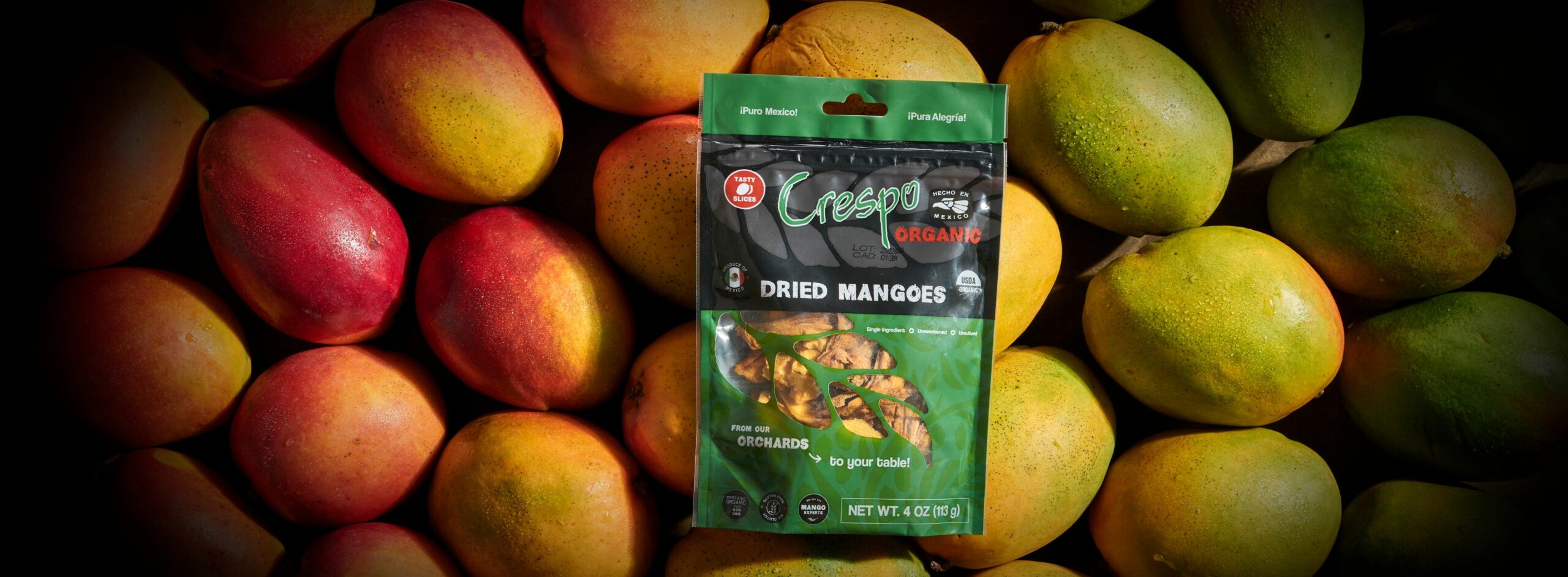 Organic Dried Mangoes Crespo Organic